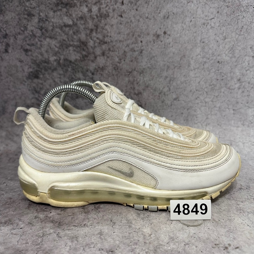 Nike Air Max 97 Womens 8.5 White Pure Platinum 921733-100 Running Shoes